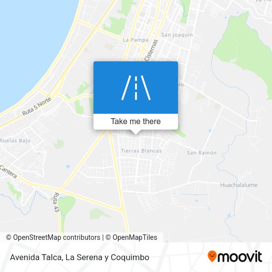 Avenida Talca map