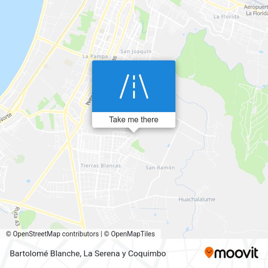 Bartolomé Blanche map