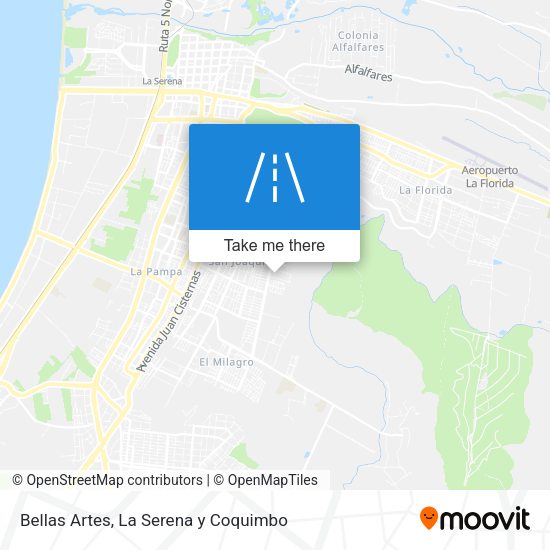Mapa de Bellas Artes
