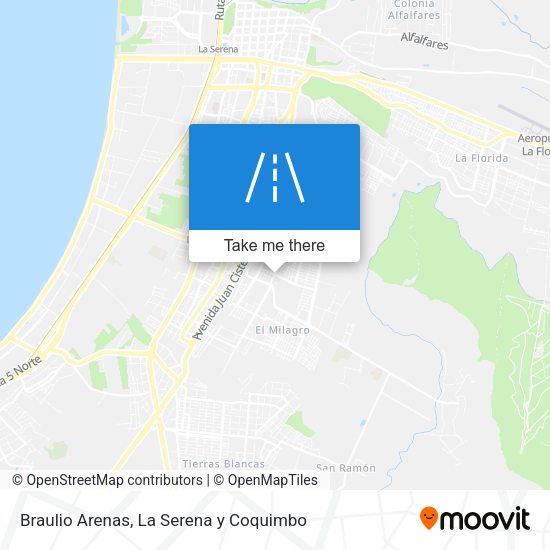 Braulio Arenas map