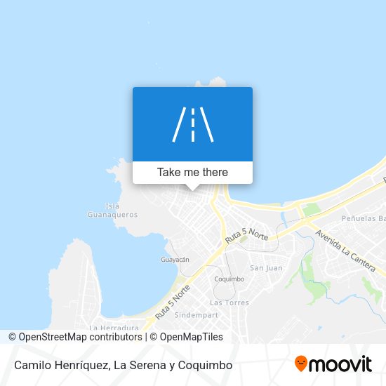 Camilo Henríquez map