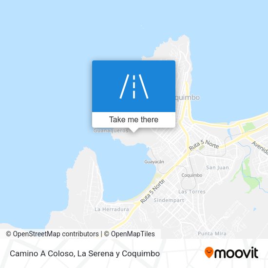 Mapa de Camino A Coloso