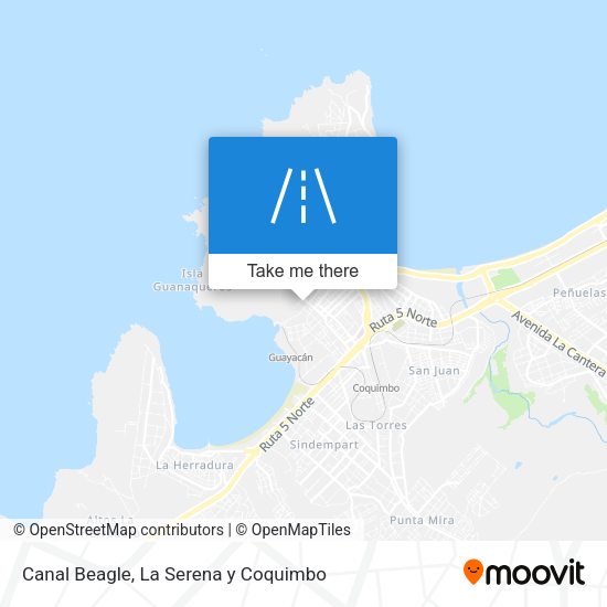 Canal Beagle map