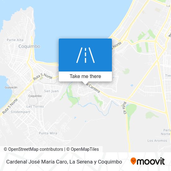 Cardenal José María Caro map