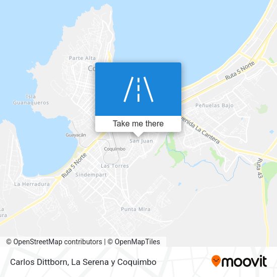 Mapa de Carlos Dittborn