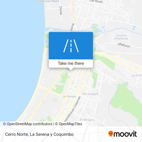 Cerro Norte map