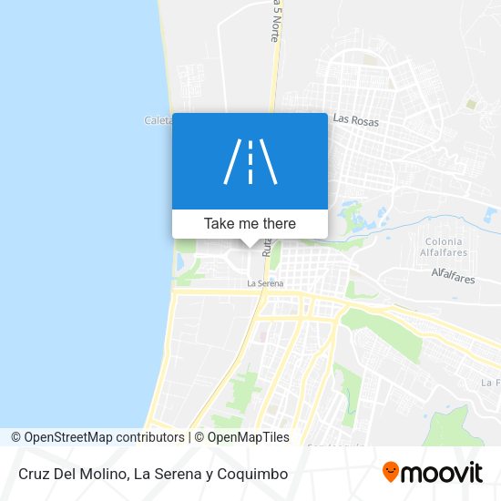 Cruz Del Molino map