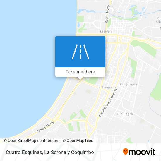 Mapa de Cuatro Esquinas