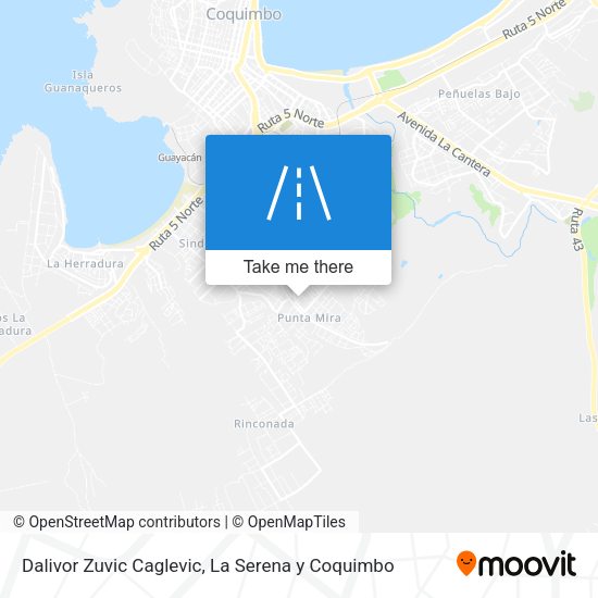 Dalivor Zuvic Caglevic map