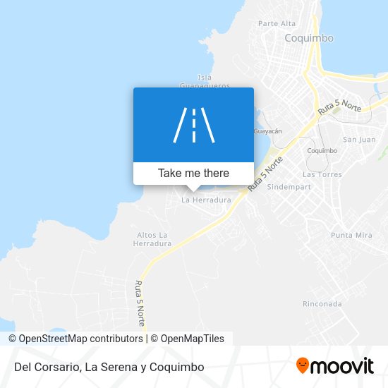 Del Corsario map