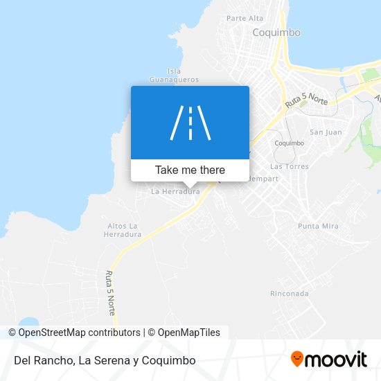 Mapa de Del Rancho