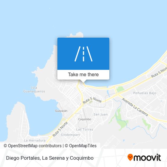 Diego Portales map