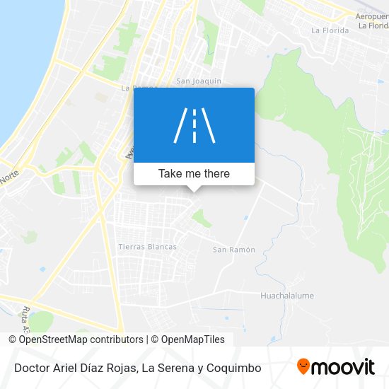 Doctor Ariel Díaz Rojas map