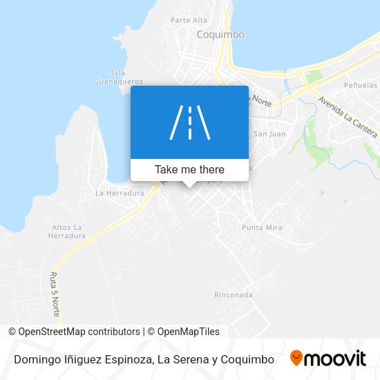 Mapa de Domingo Iñiguez Espinoza