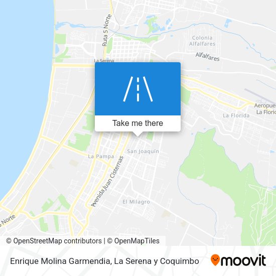 Mapa de Enrique Molina Garmendia