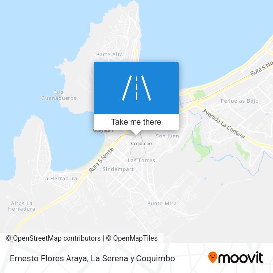 Ernesto Flores Araya map