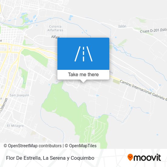 Flor De Estrella map
