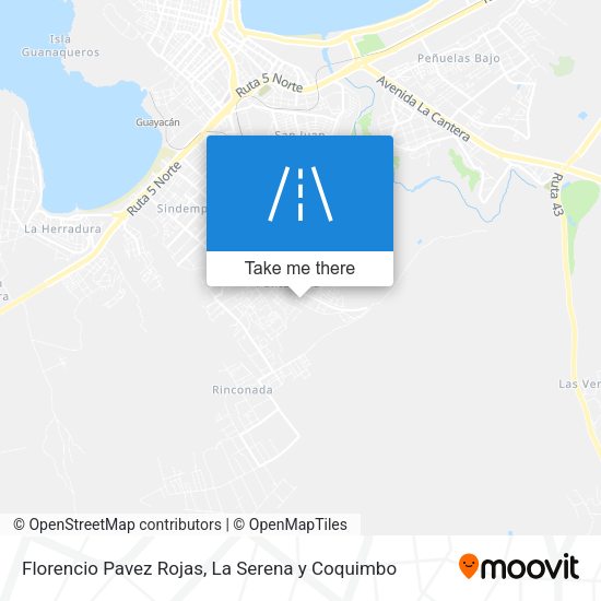 Florencio Pavez Rojas map