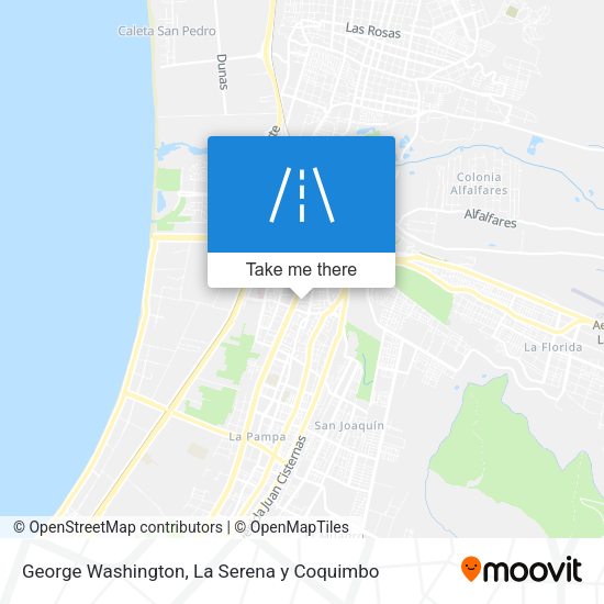 George Washington map