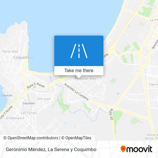 Gerónimo Méndez map