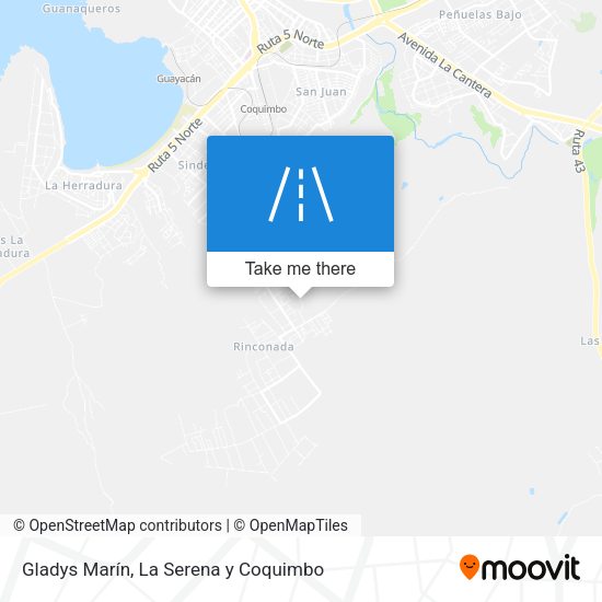 Gladys Marín map