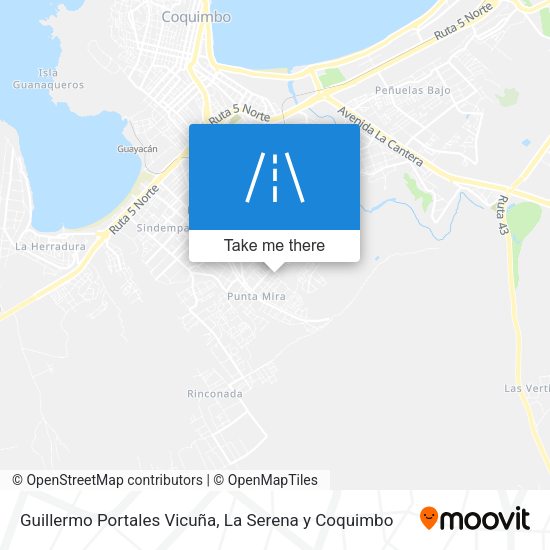 Mapa de Guillermo Portales Vicuña