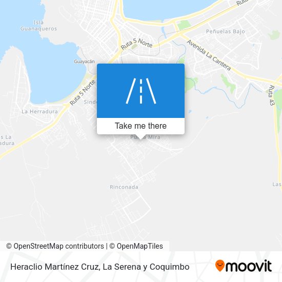 Heraclio Martínez Cruz map