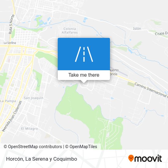 Horcón map