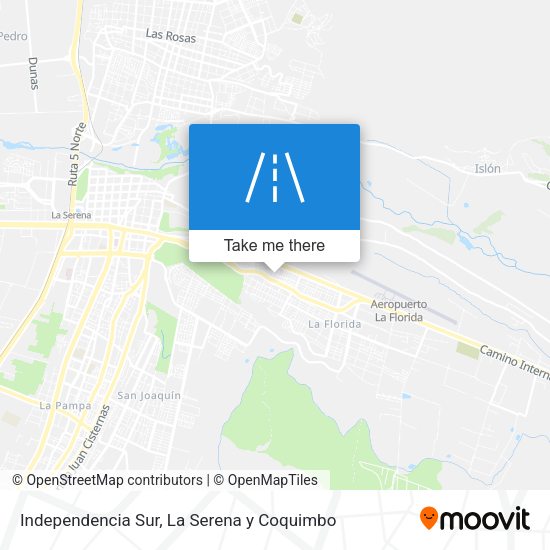 Mapa de Independencia Sur