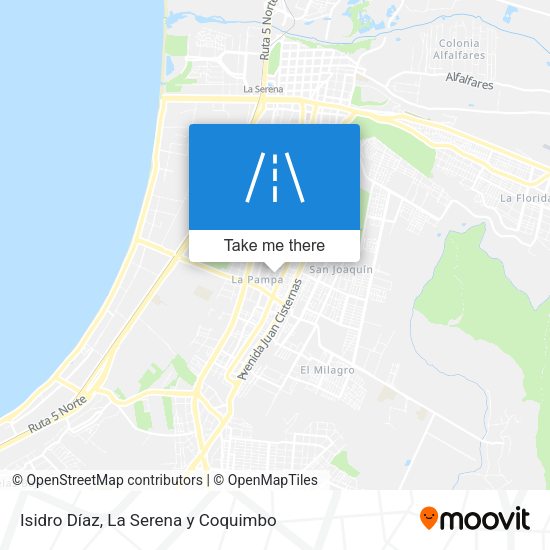 Isidro Díaz map