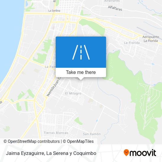 Jaima Eyzaguirre map