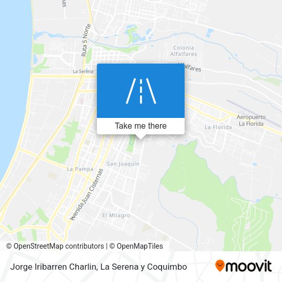 Jorge Iribarren Charlin map