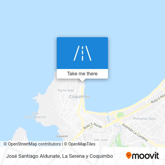 Mapa de José Santiago Aldunate