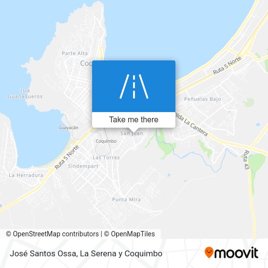 José Santos Ossa map