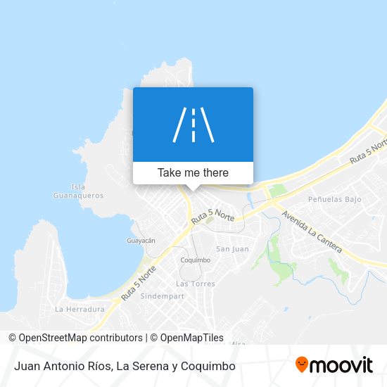 Juan Antonio Ríos map