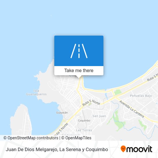 Juan De Dios Melgarejo map
