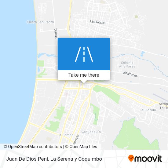 Juan De Dios Pení map