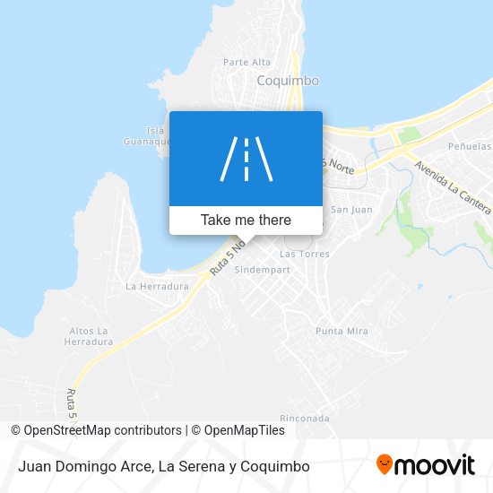 Juan Domingo Arce map