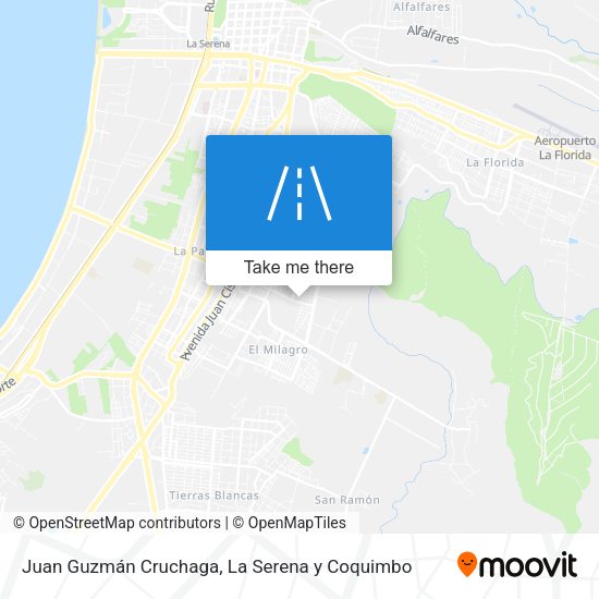 Juan Guzmán Cruchaga map