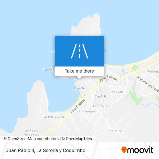Juan Pablo II map