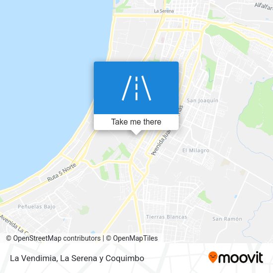 La Vendimia map