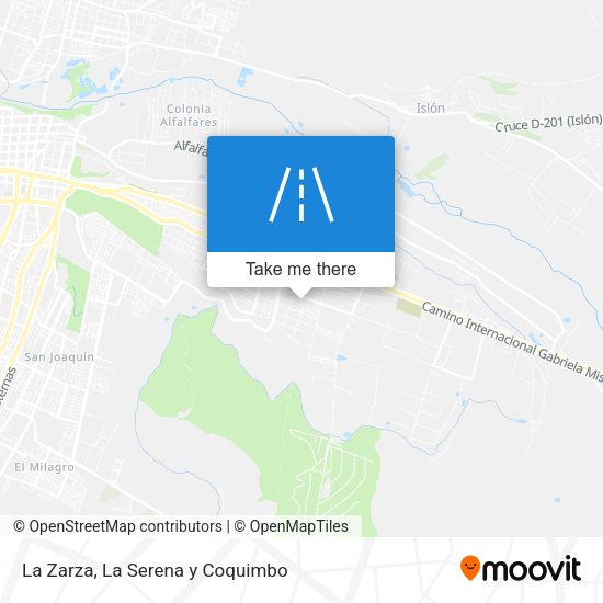 Mapa de La Zarza