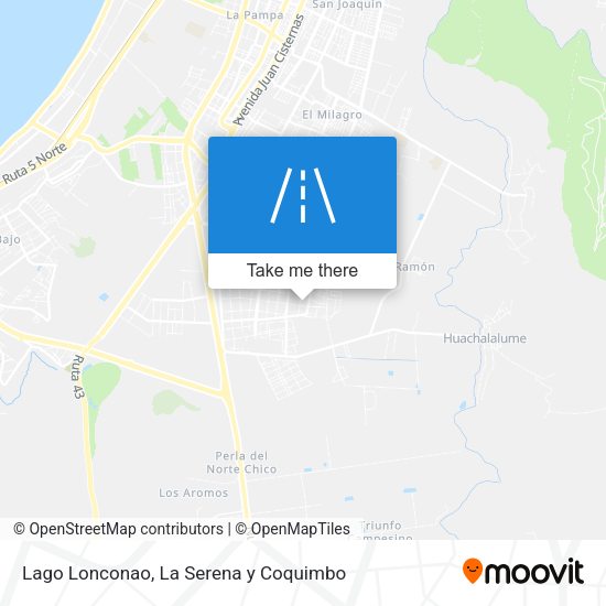 Lago Lonconao map