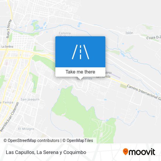 Las Capullos map