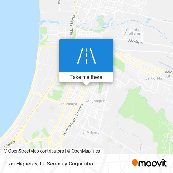 Mapa de Las Higueras