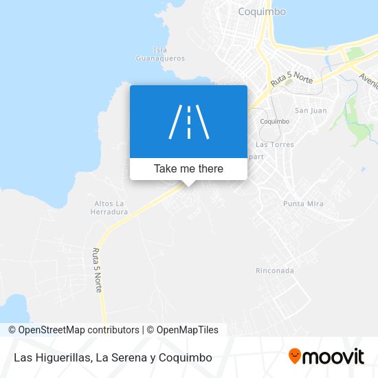 Las Higuerillas map