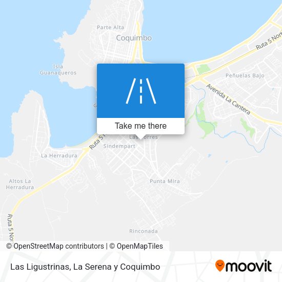 Las Ligustrinas map