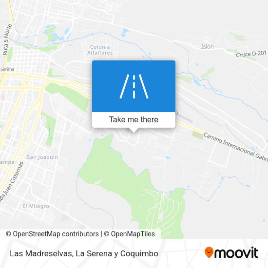 Las Madreselvas map