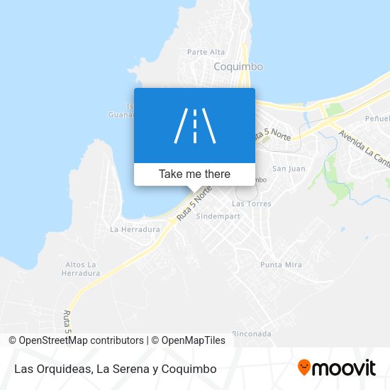 Mapa de Las Orquideas