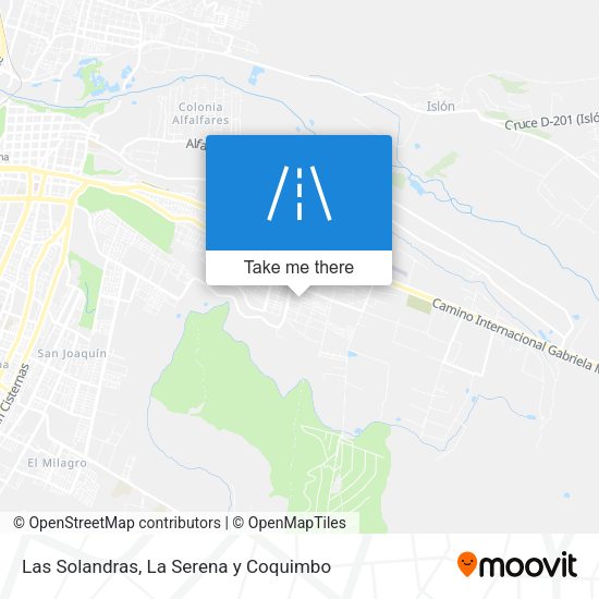 Mapa de Las Solandras